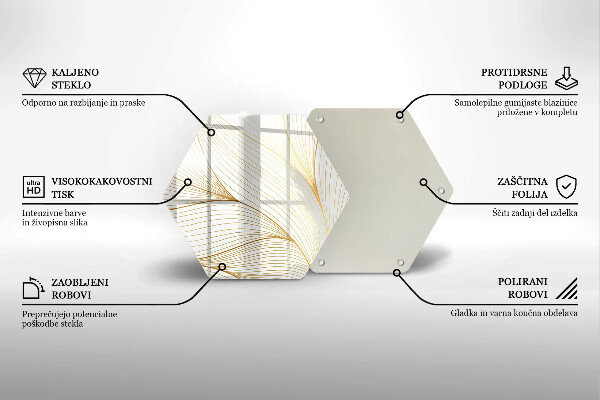 Chopping board Modern Line pattern