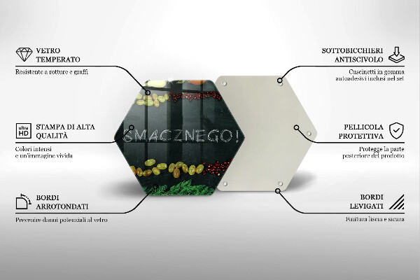 Chopping board The inscription Tasty!