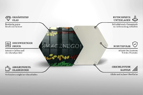 Chopping board The inscription Tasty!