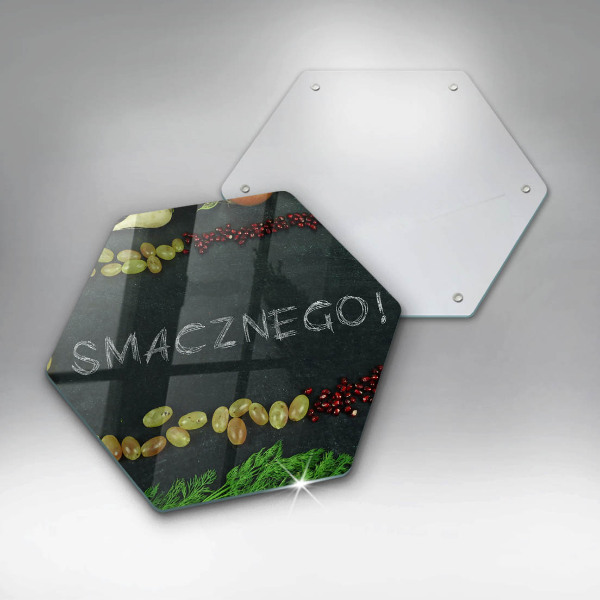 Chopping board The inscription Tasty!