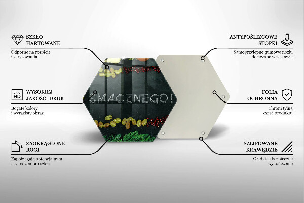 Chopping board The inscription Tasty!