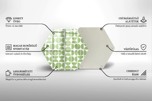 Chopping board Boho shapes