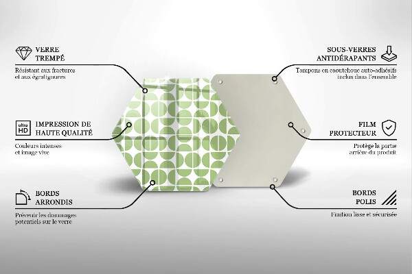 Chopping board Boho shapes