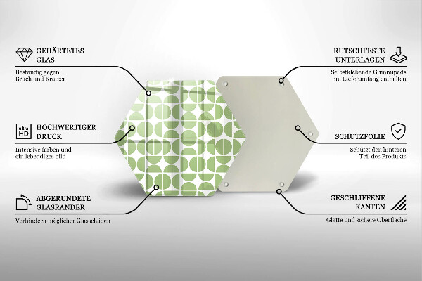 Chopping board Boho shapes