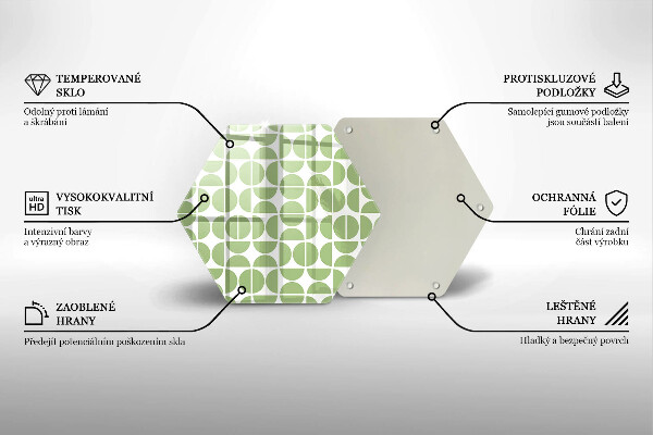 Chopping board Boho shapes