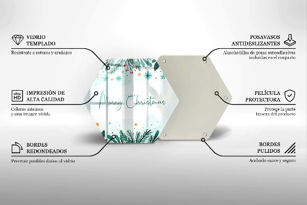 Chopping board The inscription Merry Christmas