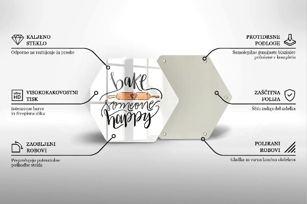 Chopping board Bake some happy