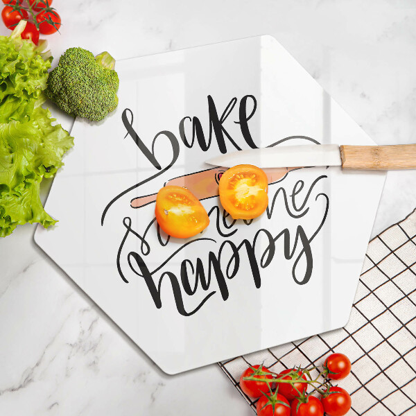 Chopping board Bake some happy