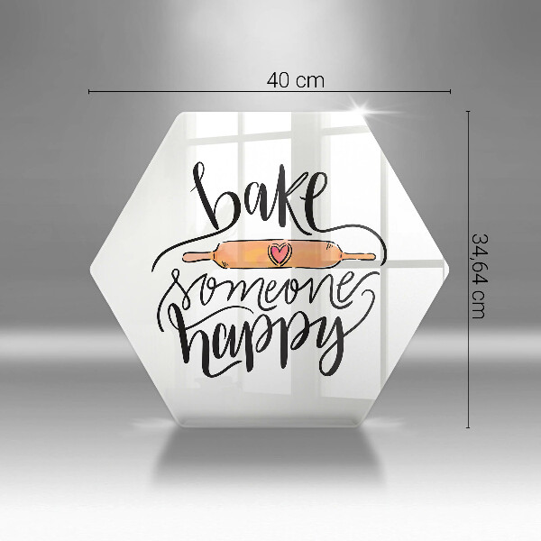 Chopping board Bake some happy