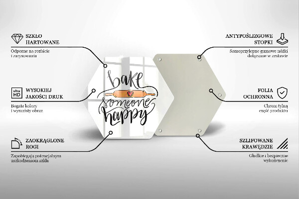 Chopping board Bake some happy