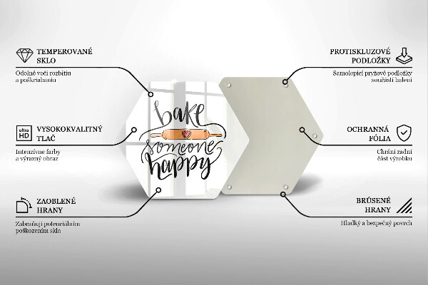 Chopping board Bake some happy