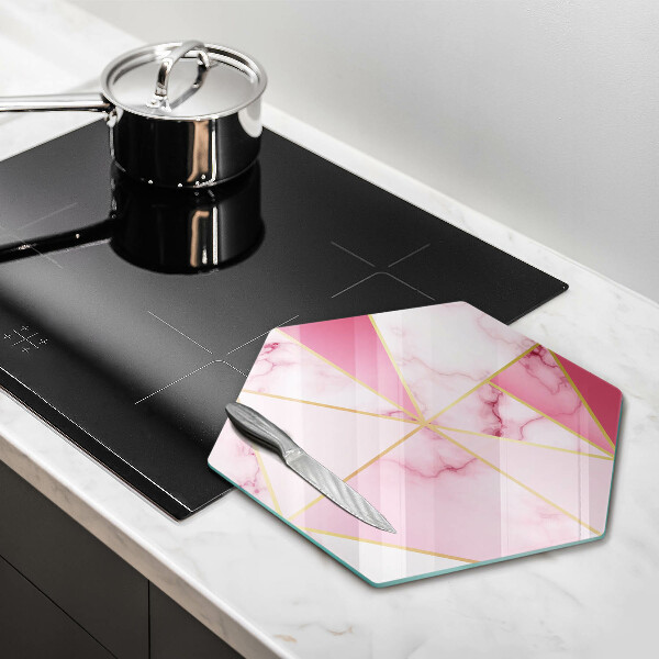 Chopping board Geometric marble