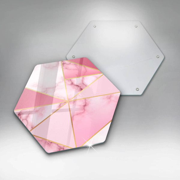 Chopping board Geometric marble