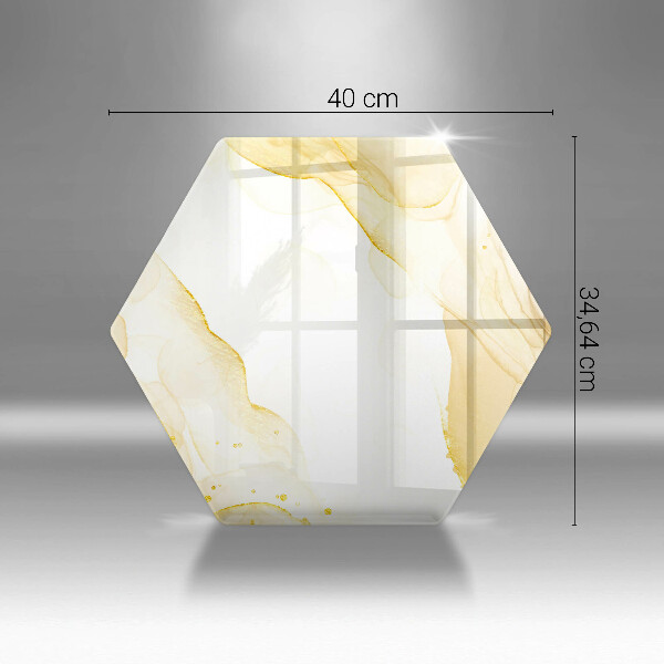 Chopping board Golden abstraction