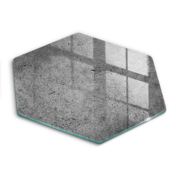 Glass chopping board Concrete stone texture