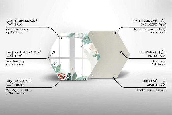 Chopping board Watercolors leaves