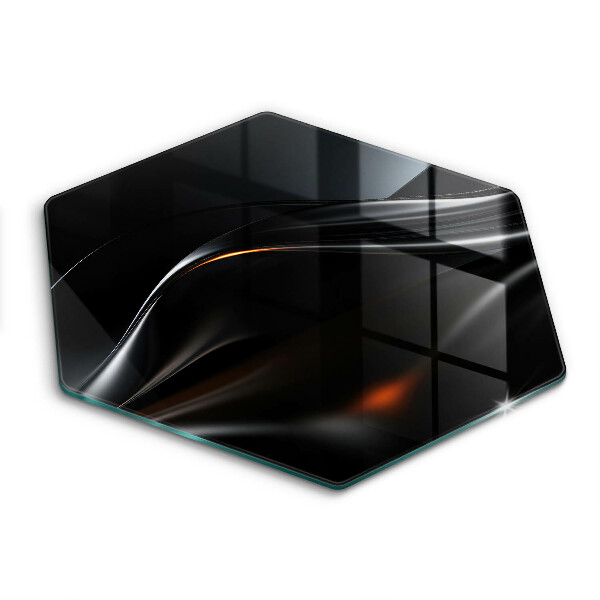 Glass kitchen board 3D design abstraction