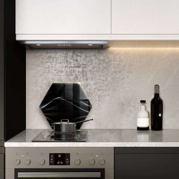 Glass kitchen board 3D design abstraction