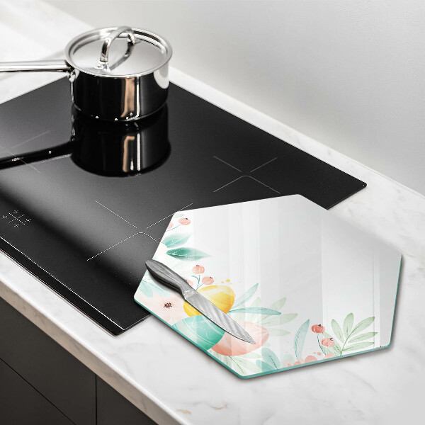 Chopping board Easter eggs