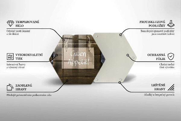 Chopping board GUTEN APETIT inscription boards