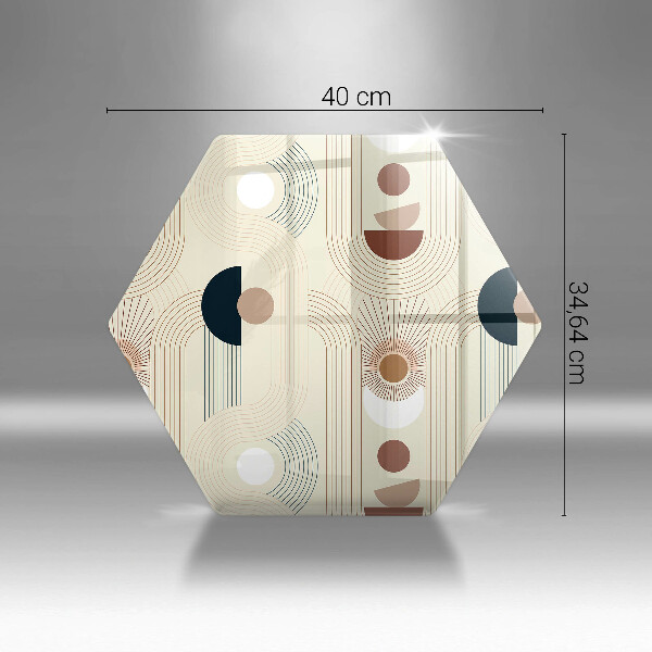 Chopping board Boho shapes geometry