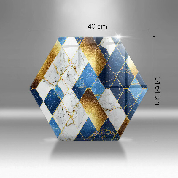 Chopping board Golden Rombs Marble