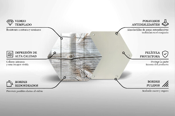 Chopping board Bright wood structure