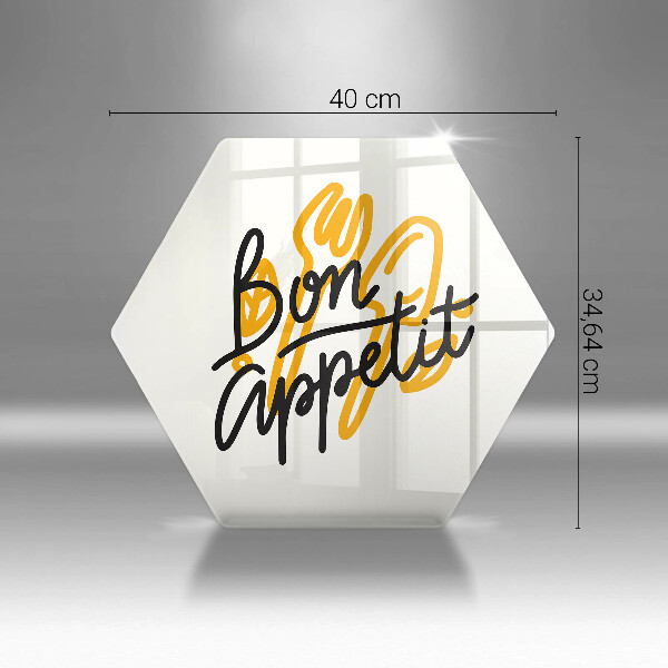 Chopping board The inscription Bon Appetit