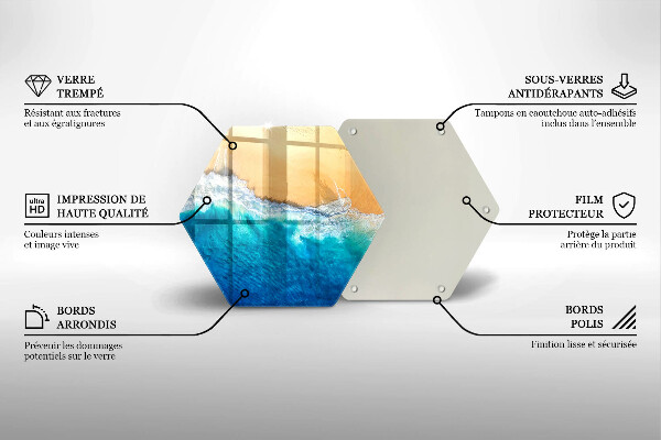 Chopping board Beach and sea
