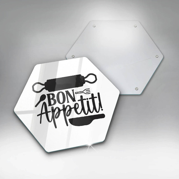 Chopping board The inscription Bon Appetit