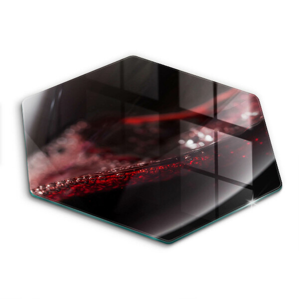 Chopping board Red wine glass