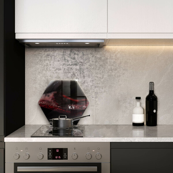 Chopping board Red wine glass