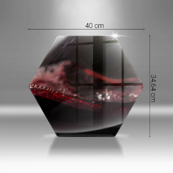 Chopping board Red wine glass