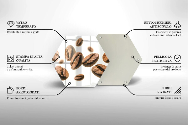 Chopping board Coffee beans