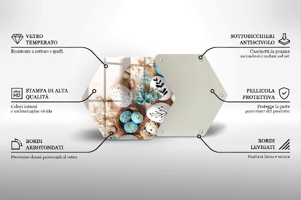 Chopping board Easter decorations