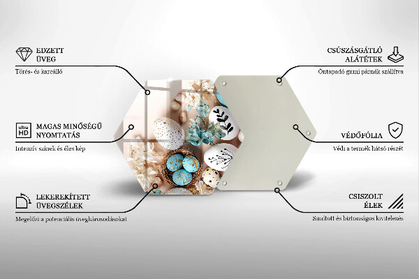 Chopping board Easter decorations