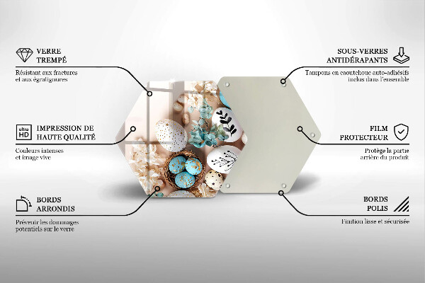 Chopping board Easter decorations