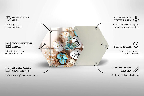 Chopping board Easter decorations