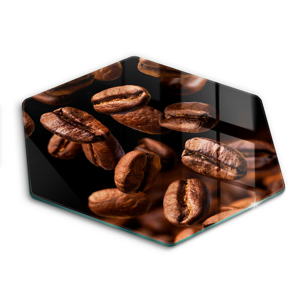 Chopping board Brown coffee beans