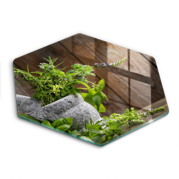 Chopping board Green herbs