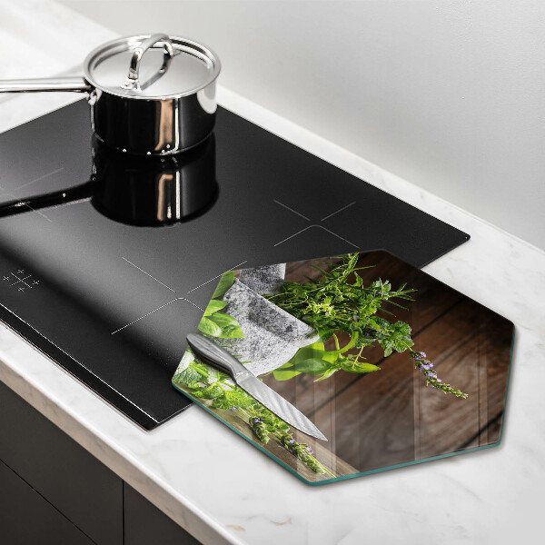 Chopping board Green herbs