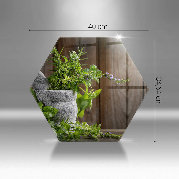 Chopping board Green herbs