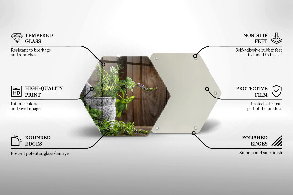 Chopping board Green herbs