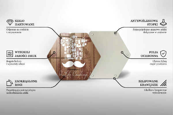 Chopping board Inscription and like cooking