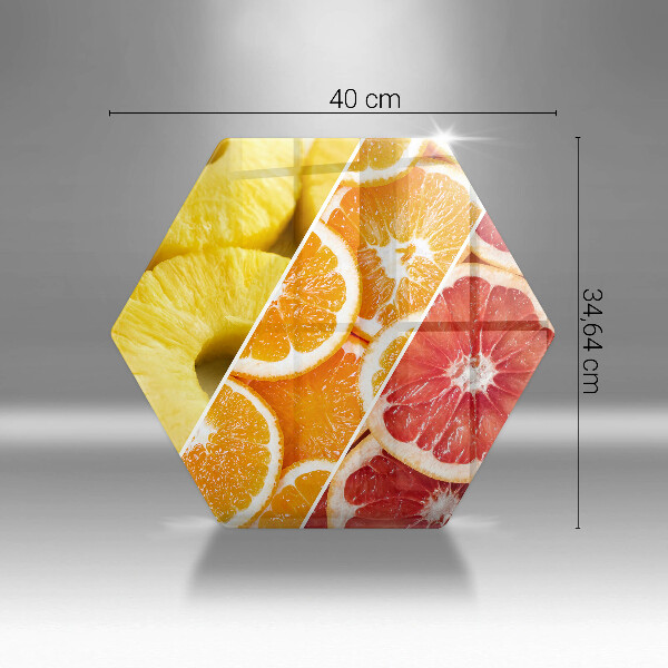 Chopping board Colorful fruits