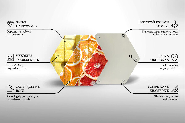 Chopping board Colorful fruits