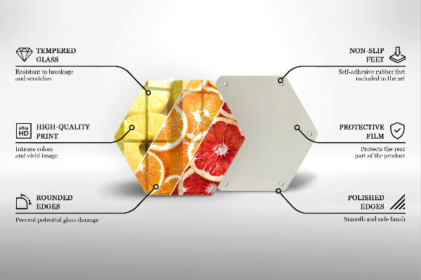 Chopping board Colorful fruits