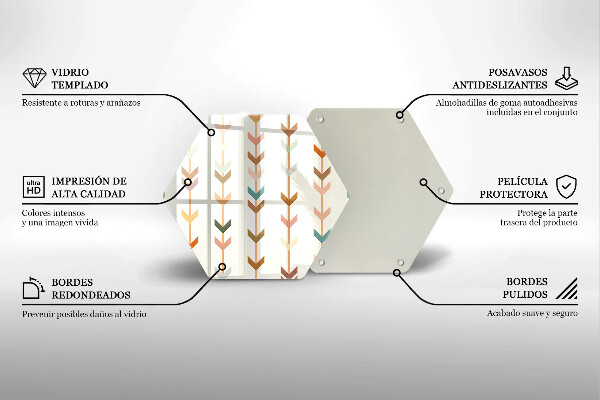 Chopping board Geometric elements