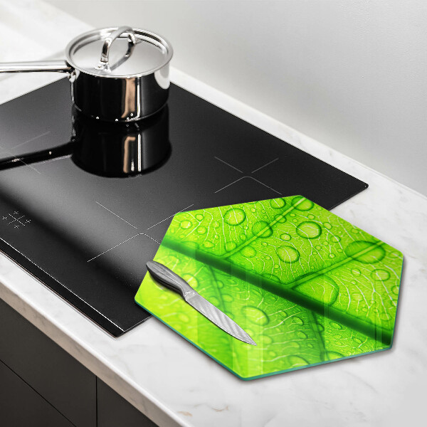 Chopping board Leaf closer