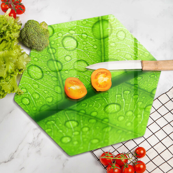Chopping board Leaf closer